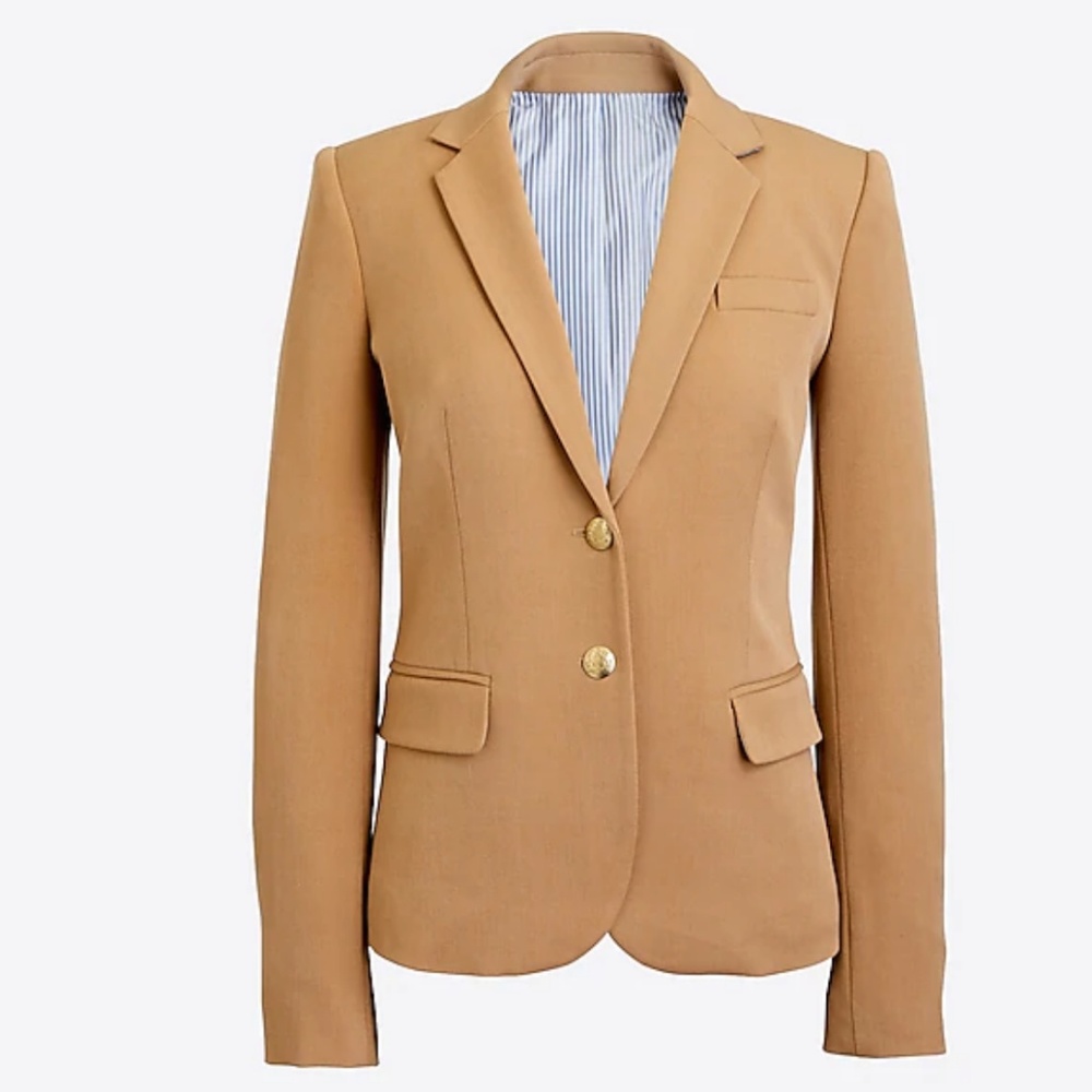 J.Crew Camel Schoolboy Blazer sz18 NWT